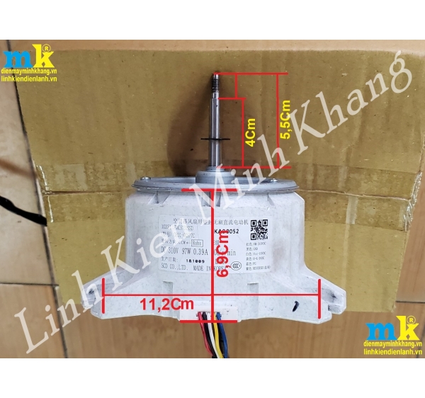 ( SP1296 ) Quạt Điều Hòa Samsung Loại 5 Dây DC Loại Lớn